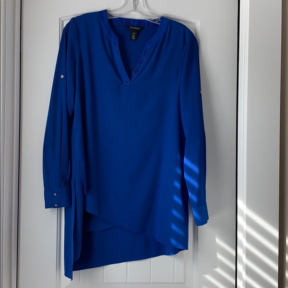 White House Black Market V-Neck Tunic